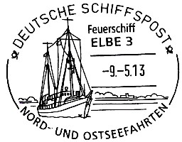 Museumsschiff Elbe 3 Stempel