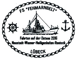 Feuerschiff Fehmarnbelt Stempel