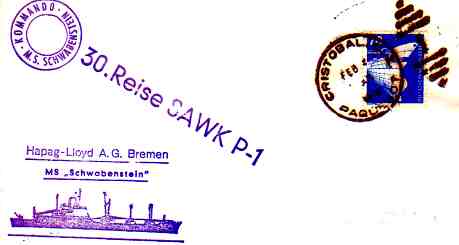 Schiffspost Bodensee Dampfschiff Schwaben