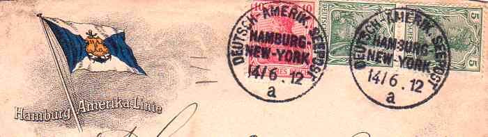 Paquebot Stempel Beleg